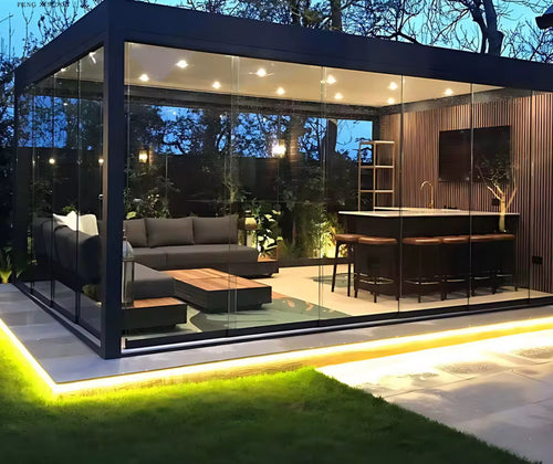 3×3 Aluminium Conservatory – Modern Glass Garden Room
