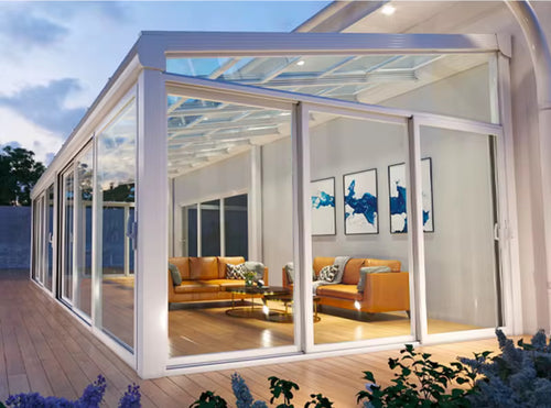 3x4 Aluminium Conservatory – Modern Glass Garden Room