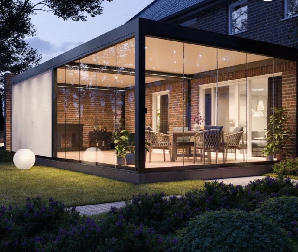 6×5 Aluminium Conservatory – Modern Glass Garden Room